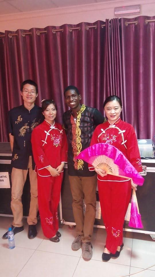 Cultural exchange with visiting Chinese performers
