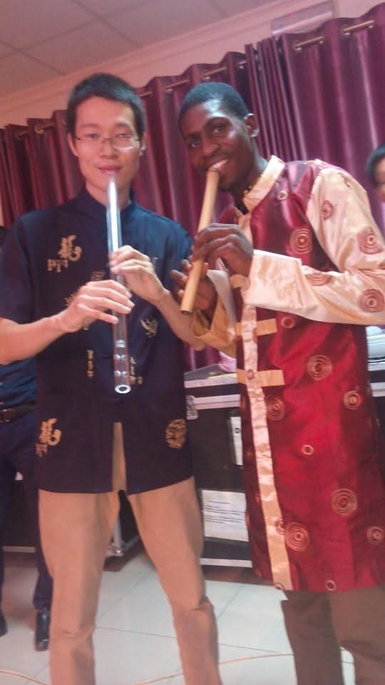 Flute duet across musical traditions