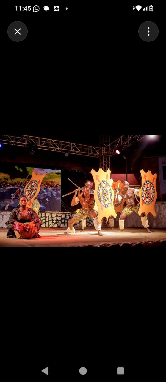 Warrior dance — stage performance